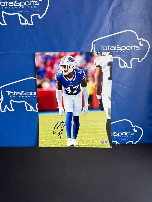 Facebook Auction: Christian Benford Signed Covering Davante Adams Photo 11x14