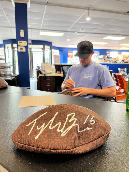 Tyler Bass Signed Wilson Replica Football