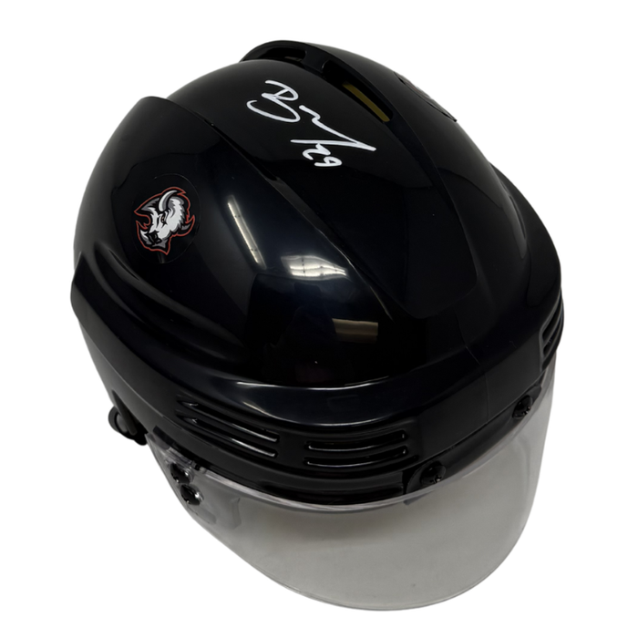 Beck Malenstyn Signed Buffalo Sabres Black Hockey Mini Helmet — TSE Buffalo