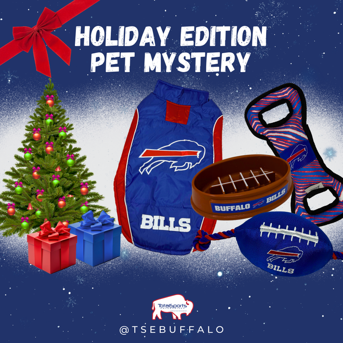 Buffalo Bills Holiday Edition Pet Mystery Bundle