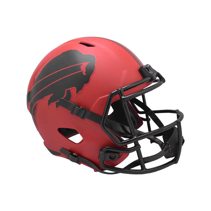 PRE-SALE: Kaleb Elarms-Orr Signed Buffalo Bills Full Size RAVE Speed Replica Helmet