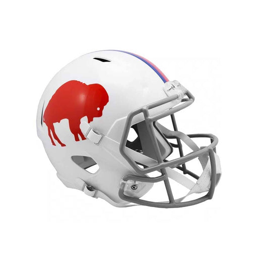 PRE-SALE: DeWayne Carter Signed Buffalo Bills Full Size Standing Buffalo TB Replica Helmet PRE-SALE TSE Buffalo 