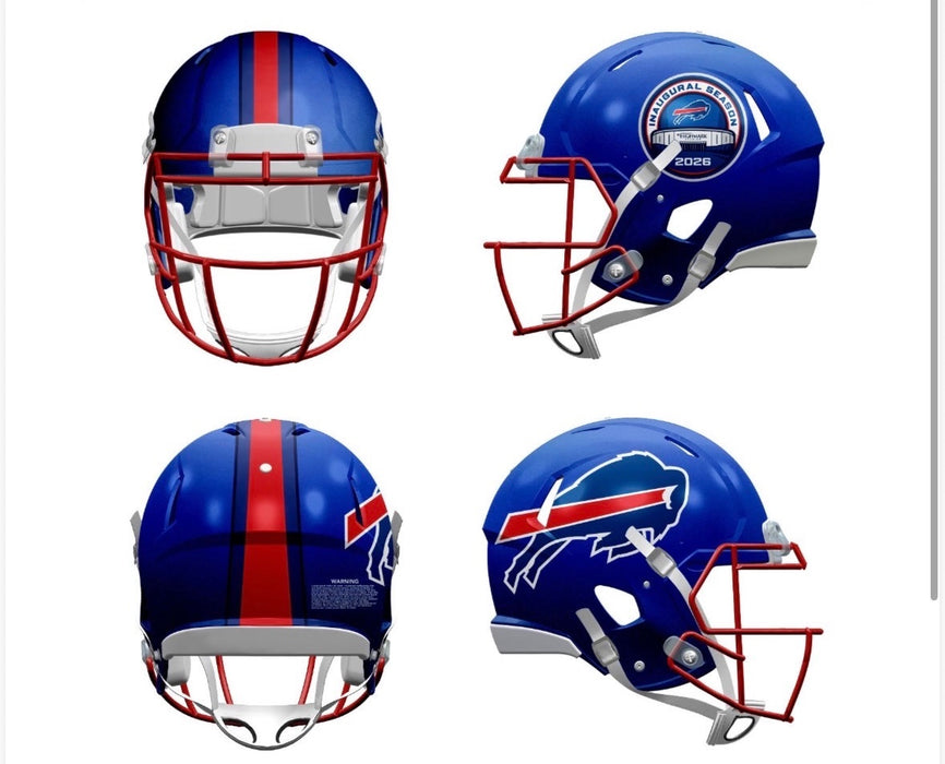 PRE-SALE: Darryl Talley Signed TSE Exclusive Blue Full Size Speed Replica Helmet