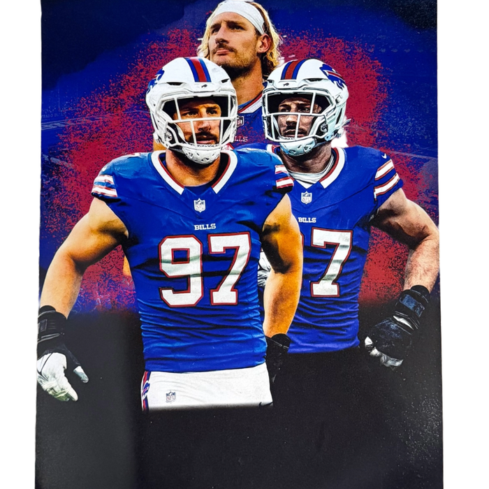 Joey Bosa Unsigned Color Burst 8x10 Photo