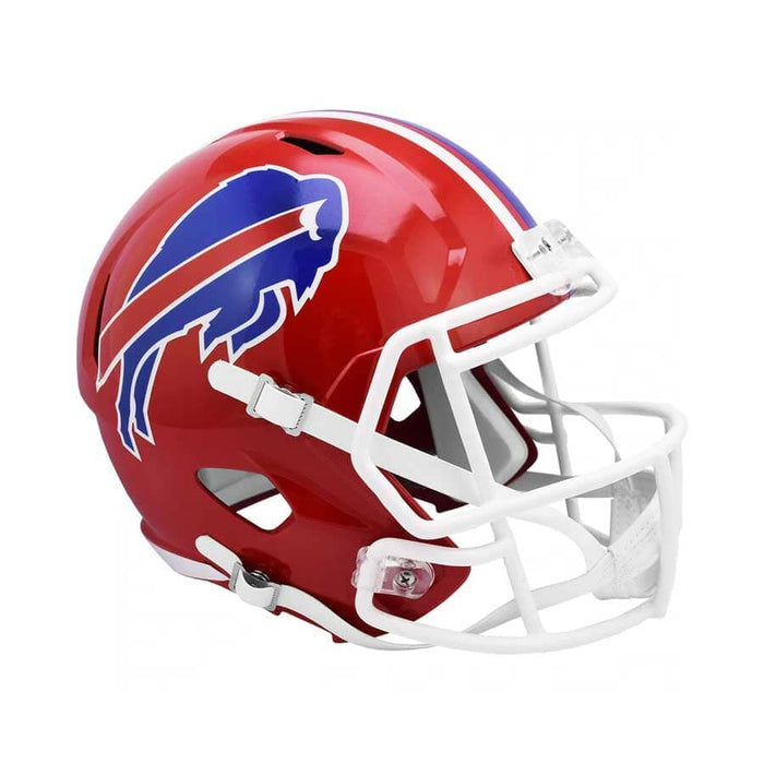 PRE-SALE: Ocyrus Torrence Signed Buffalo Bills Full Size Red TB Speed Replica Helmet PRE-SALE TSE Buffalo 