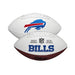 PRE-SALE: Terrel Bernard Signed Buffalo Bills White Logo Football PRE-SALE TSE Buffalo 