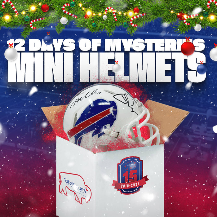 TSE Buffalo Autographed Mystery Mini Helmet