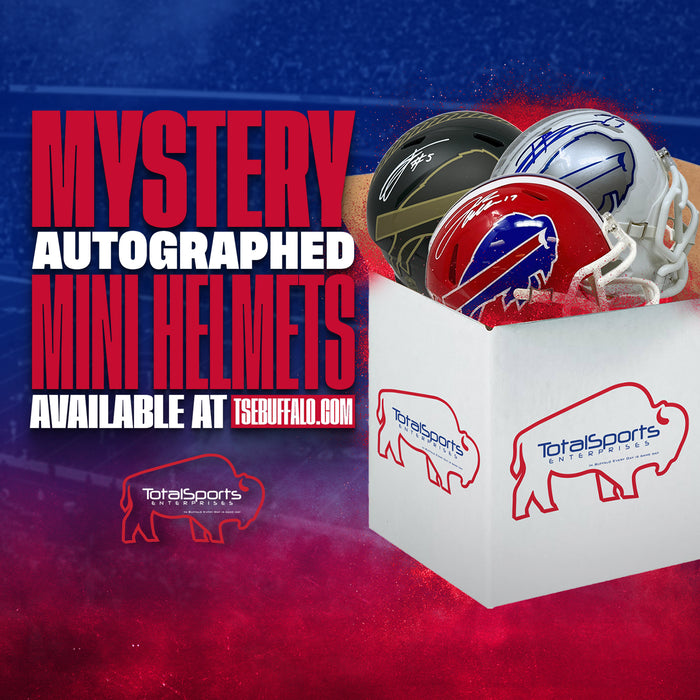 TSE Buffalo Autographed Mystery Mini Helmet