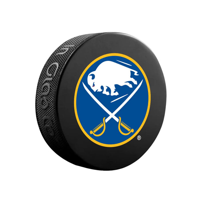 PRE-SALE: Gilbert Perreault Signed Buffalo Sabres Large Logo Puck