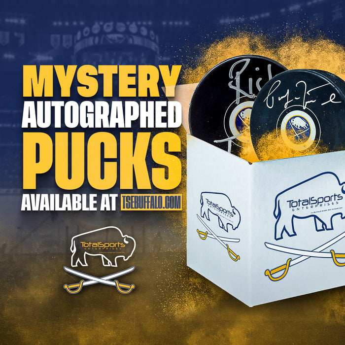 TSE Buffalo Sabres Autographed Mystery Puck ('25-'26 Season)