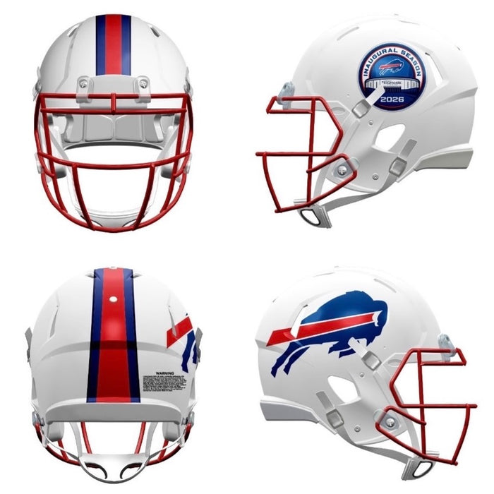 PRE-SALE: Andre Reed Signed TSE Exclusive White Full Size Speed Authentic Helmet
