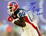 Eric Moulds Signed Running Route 11x14 Photo with Go Bills! Signed Photos TSE Buffalo 