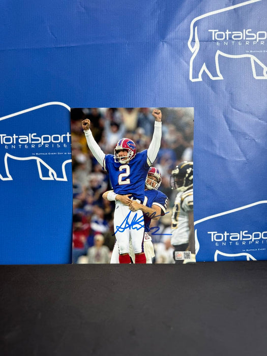 Facebook Auction: Steve Christie Signed Jump Celebration Photo 8x10