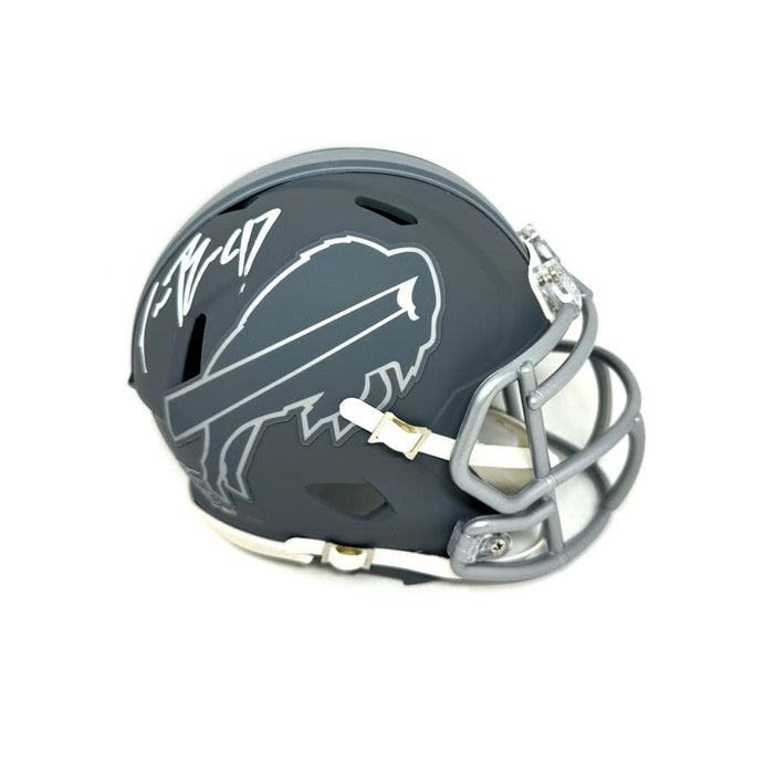 Christian Benford Signed Buffalo Bills Slate Speed Mini Helmet — TSE Buffalo