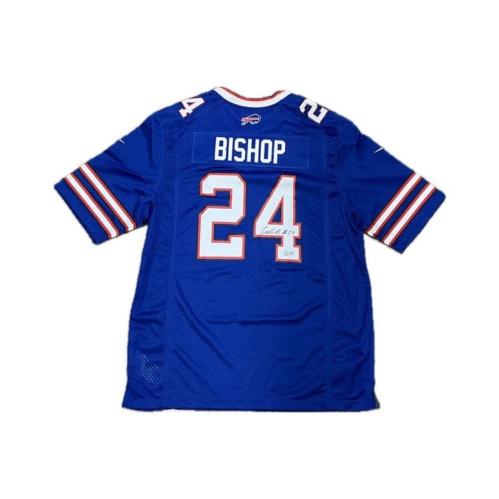 Cole Bishop Signed Buffalo Bills Blue Nike Game Player Jersey Signed Jerseys TSE Buffalo 