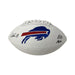 Cole Bishop Signed Buffalo Bills White Logo Football with Bills Mafia Signed Football TSE Buffalo 