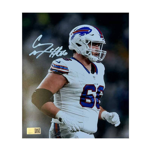 Connor McGovern Signed Close-up in White Photo Signed Photos TSE Buffalo