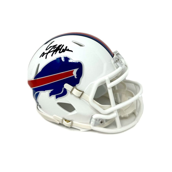 Connor McGovern Signed Buffalo Bills 2021 Speed Mini Helmet Signed Mini Helmets TSE Buffalo 