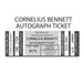 AUTOGRAPH TICKET: Get Any Item of Yours Signed in Person by Cornelius Bennett PRE-SALE TSE Buffalo 