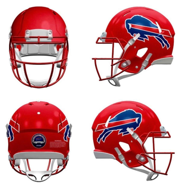 PRE-SALE: Jim Kelly Signed TSE Exclusive Red Full Size Speed Authentic Helmet