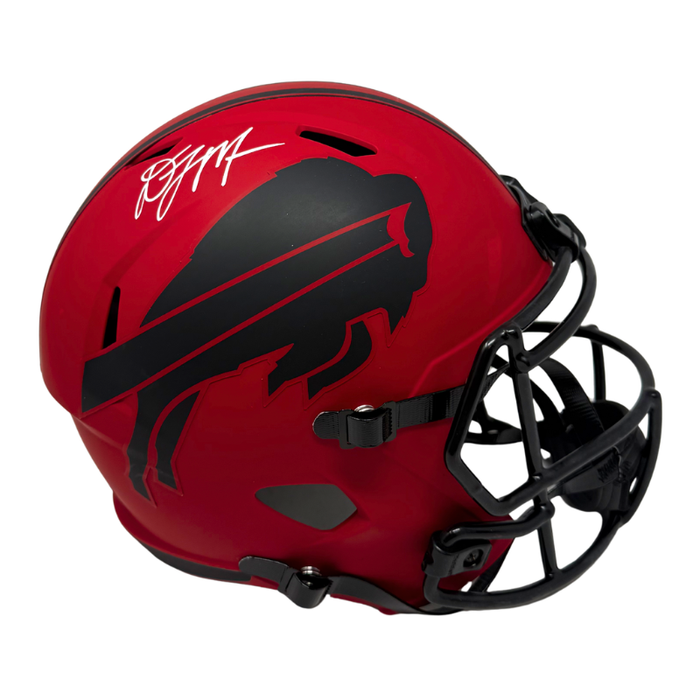 DJ Moore Signed Buffalo Bills Full Size RAVE Speed Replica Helmet