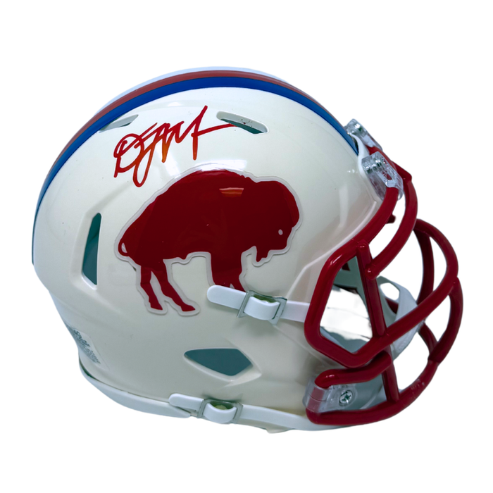 DJ Moore Signed Buffalo Bills Retro Speed Mini Helmet