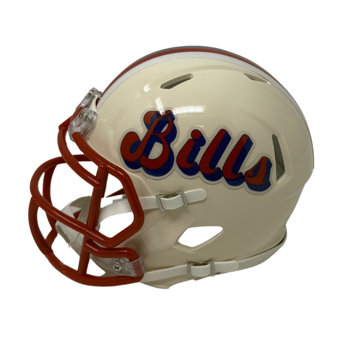 DJ Moore Signed Buffalo Bills Retro Speed Mini Helmet