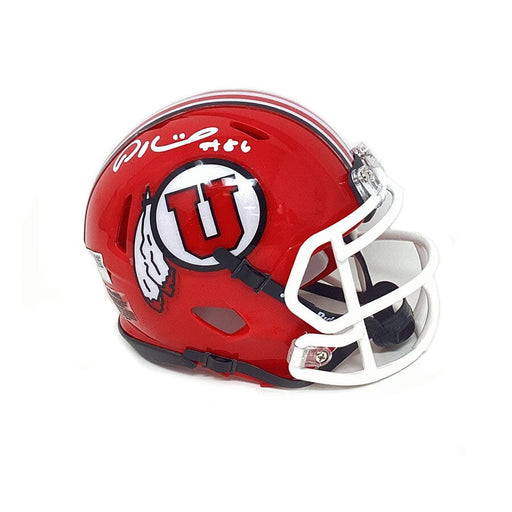 Dalton Kincaid Signed Utah Red Speed Mini Helmet Signed Mini Helmets TSE Buffalo 