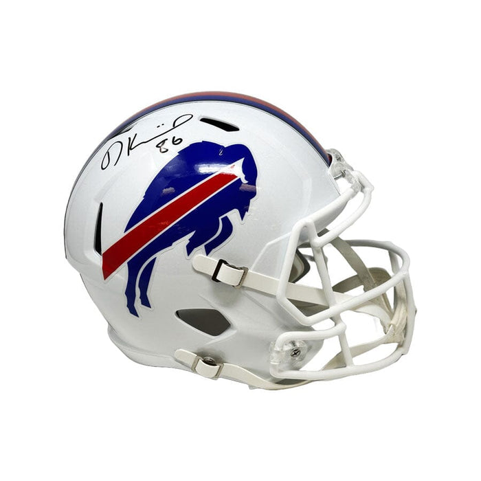 Dalton Kincaid Signed Buffalo Bills Full Size 2021 Speed Authentic Helmet Signed Full Size Helmets TSE Buffalo 