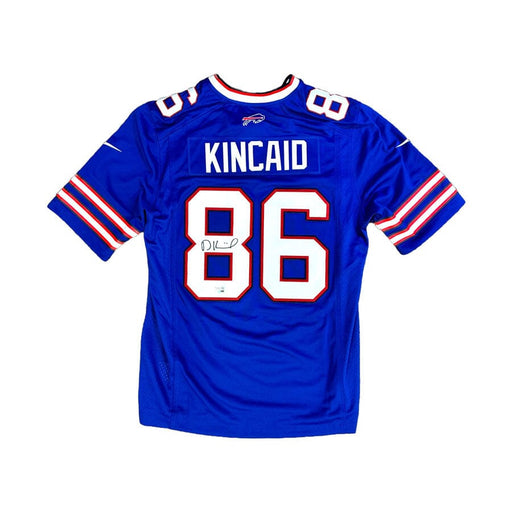 Dalton Kincaid Signed Buffalo Bills Blue Nike Authentic Stitched Jersey Signed Jerseys TSE Buffalo 