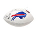 Dalton Kincaid Signed White Logo Football Signed Footballs TSE Buffalo 