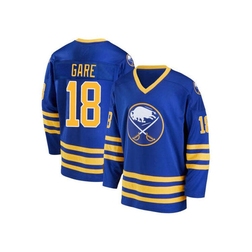 PRE-SALE: Danny Gare Signed Buffalo Sabres Authentic Blue Hockey Jersey PRE-SALE TSE Buffalo 
