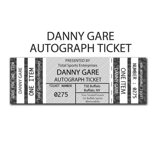 AUTOGRAPH TICKET: Get Any Item of Yours Signed in Person by Danny Gare PRE-SALE TSE Buffalo 