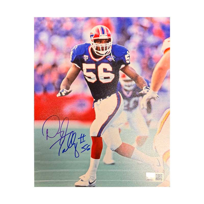 Darryl Talley Signed Close up in Blue 8x10 Photo