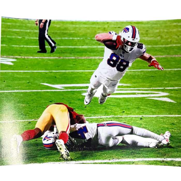 Dawson Knox Unsigned Leap Over Diggs 8x10 Photo