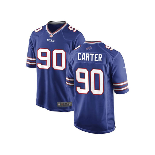 PRE-SALE: DeWayne Carter Signed Buffalo Bills Nike Team Game Player Home Jersey PRE-SALE TSE Buffalo 