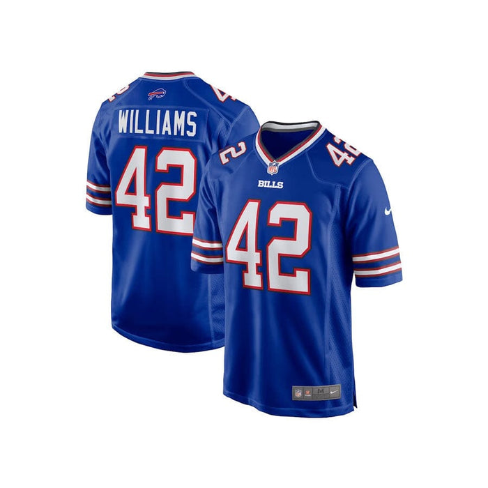 PRE-SALE: Dorian Williams Signed Buffalo Bills Authentic Nike Team Game Home Jersey PRE-SALE TSE Buffalo 
