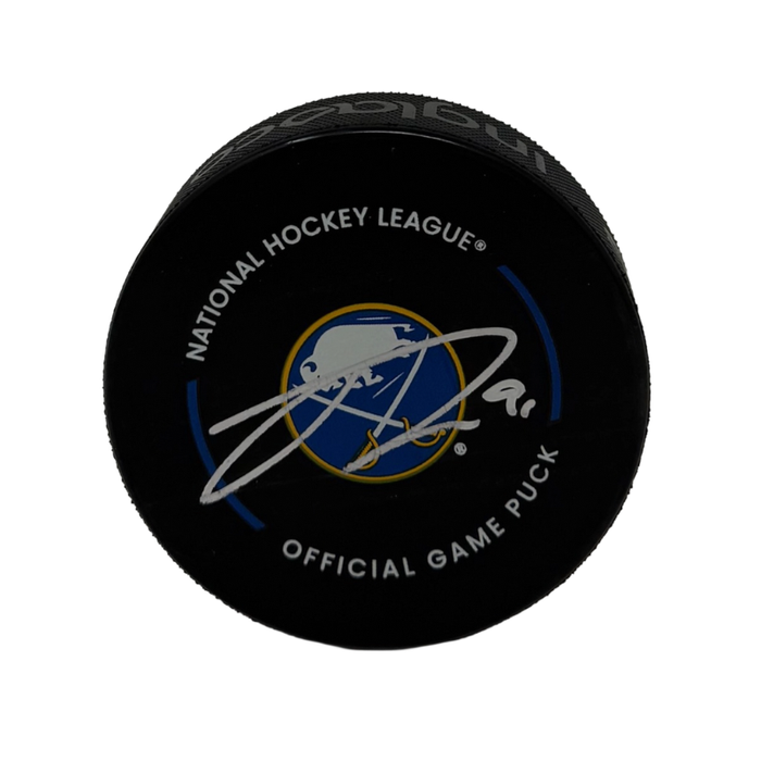Josh Doan Signed Buffalo Sabres Game Model Puck