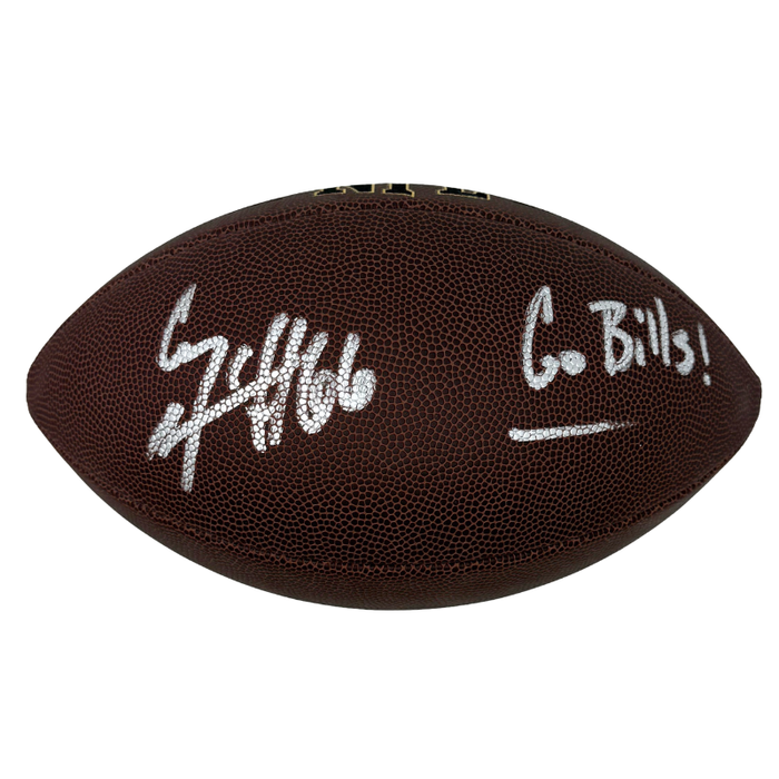 DOORBUSTER: Connor McGovern Signed Wilson Replica Football with Go Bills