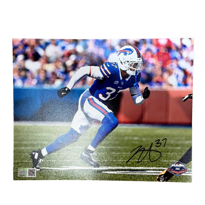 Jordan Hancock Signed Running in Blue 8x10 Photo