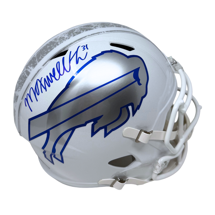 Maxwell Hairston Signed Buffalo Bills Full Size Rivalries Speed Replica Helmet