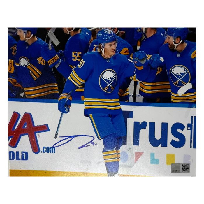 Josh Doan Signed Buffalo Sabres Fist Bump 8x10 Photo