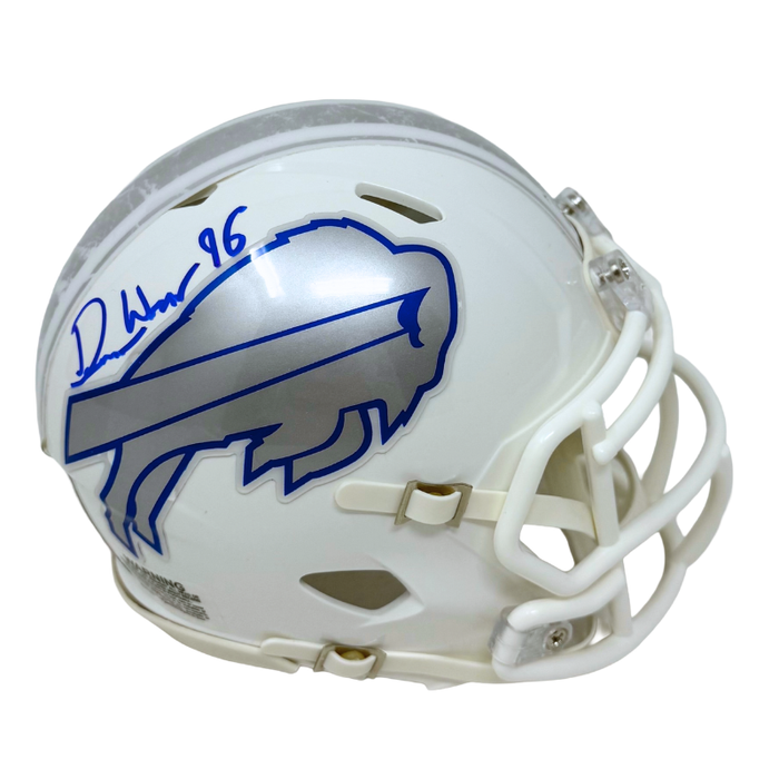 Deone Walker Signed Buffalo Bills 2025 Rivalries Collection Speed Mini Helmet