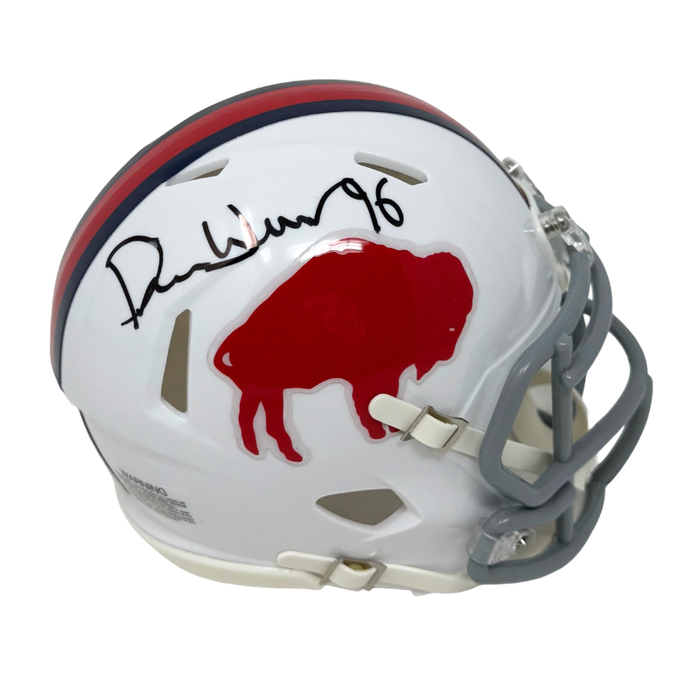 Deone Walker Signed Buffalo Bills Standing Buffalo Speed Mini Helmet