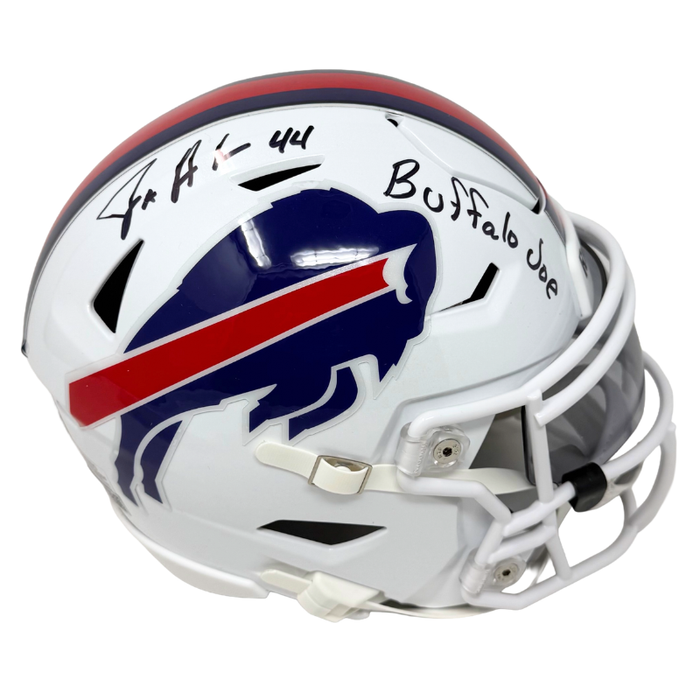 Joe Andreessen Signed Buffalo Bills Speed MIDI Helmet with "Buffalo Joe"