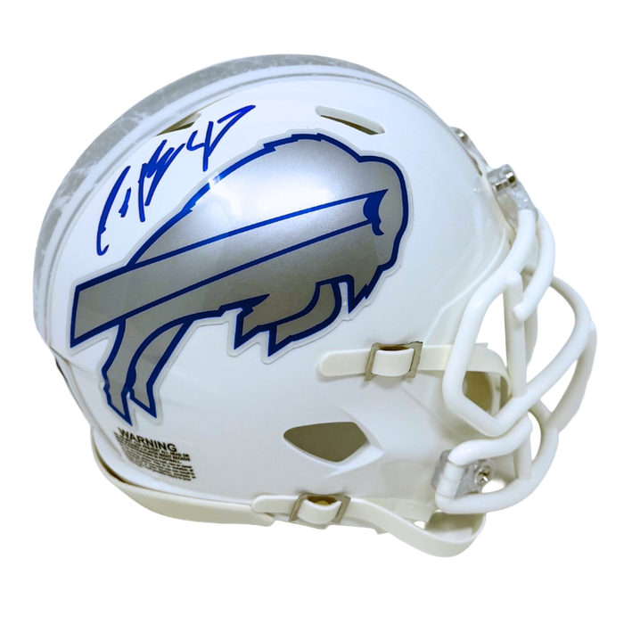 Christian Benford Signed Buffalo Bills Rivalries Speed Mini Helmet
