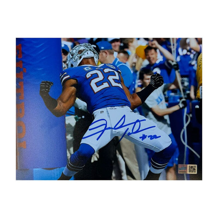 Fred Jackson Signed Superman TD Celebration Close-up Photo Signed Photos TSE Buffalo 