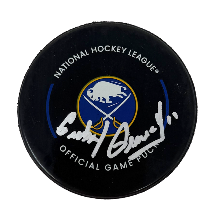 Gilbert Perreault Signed Buffalo Sabres Official Game Model Puck