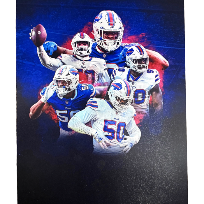 Greg Rousseau Unsigned Color Burst Collage 8x10 Photo