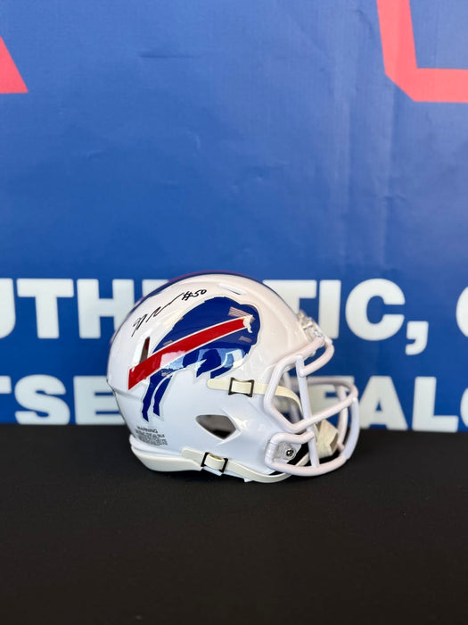 Facebook Auction: Greg Rousseau Signed Buffalo Bills 2021 Speed Mini Helmet